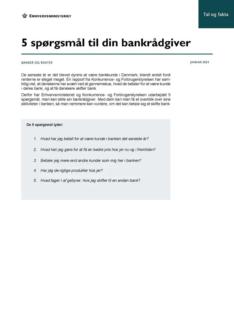 fakta ark bankmarkedet
